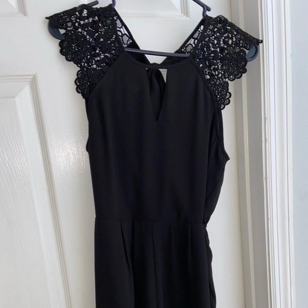 Express romper with open back